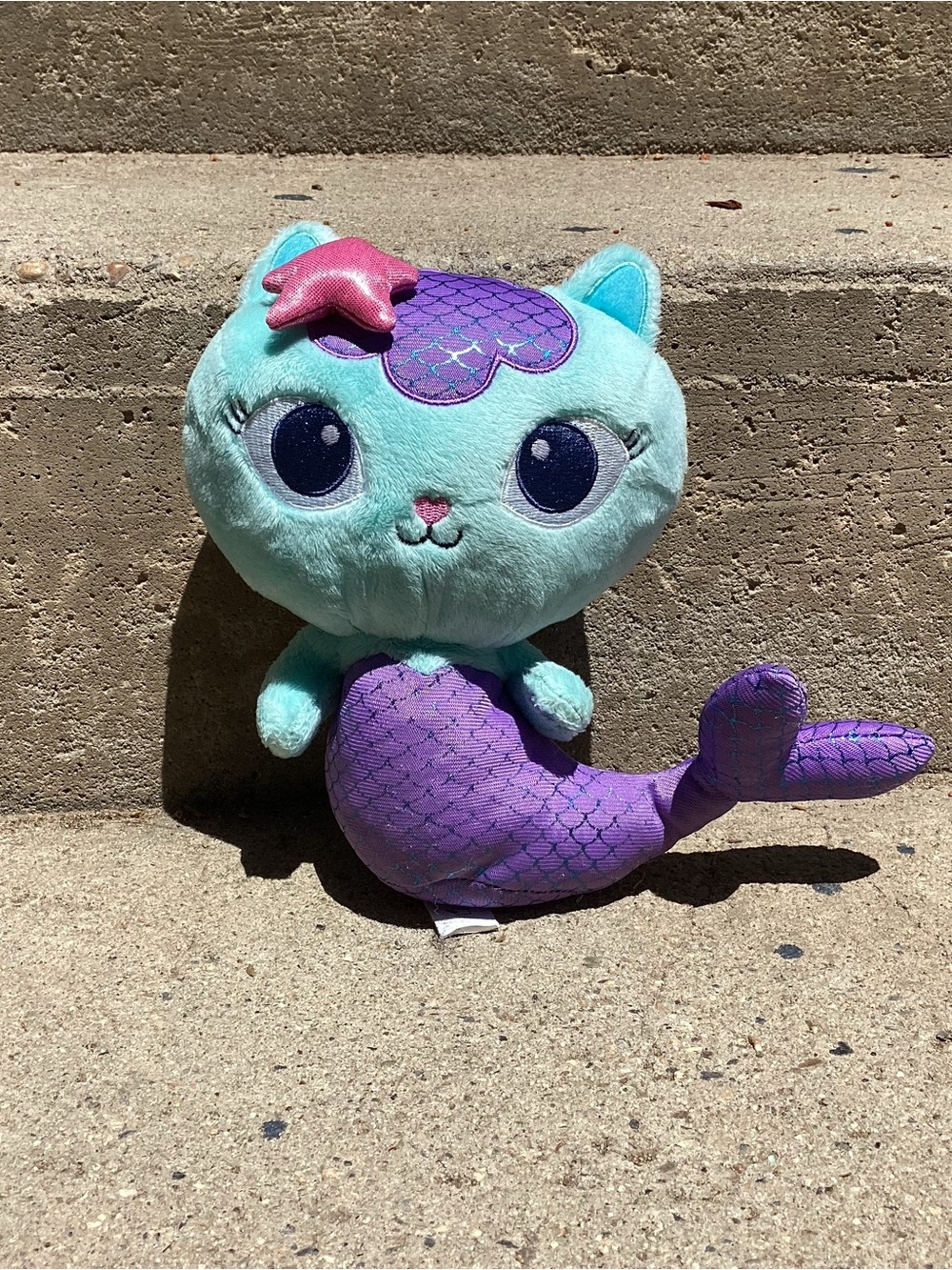 Plush Mermaid Cat Stuffie Gabby’s Dollhouse MerCat